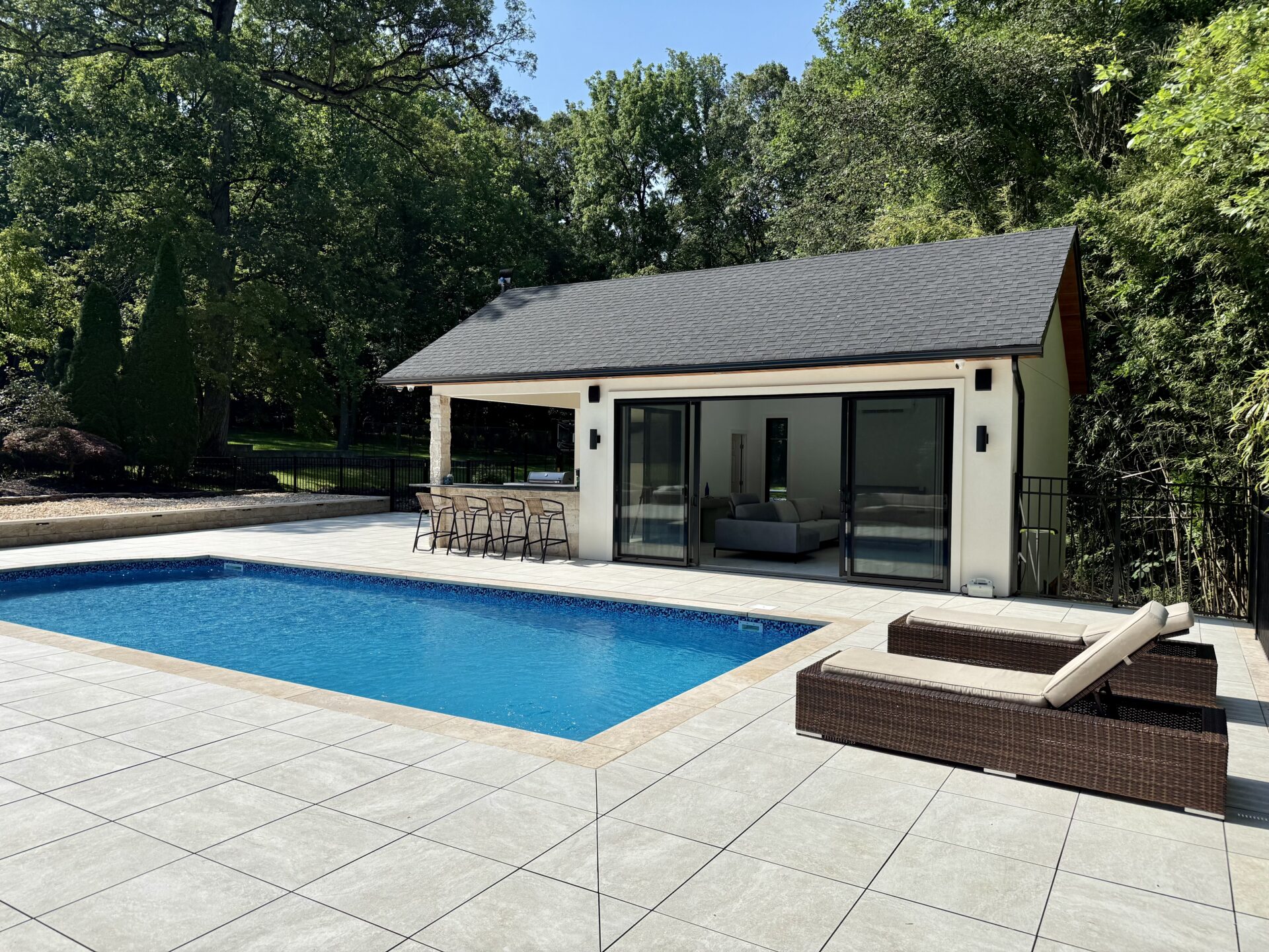 Pool deck