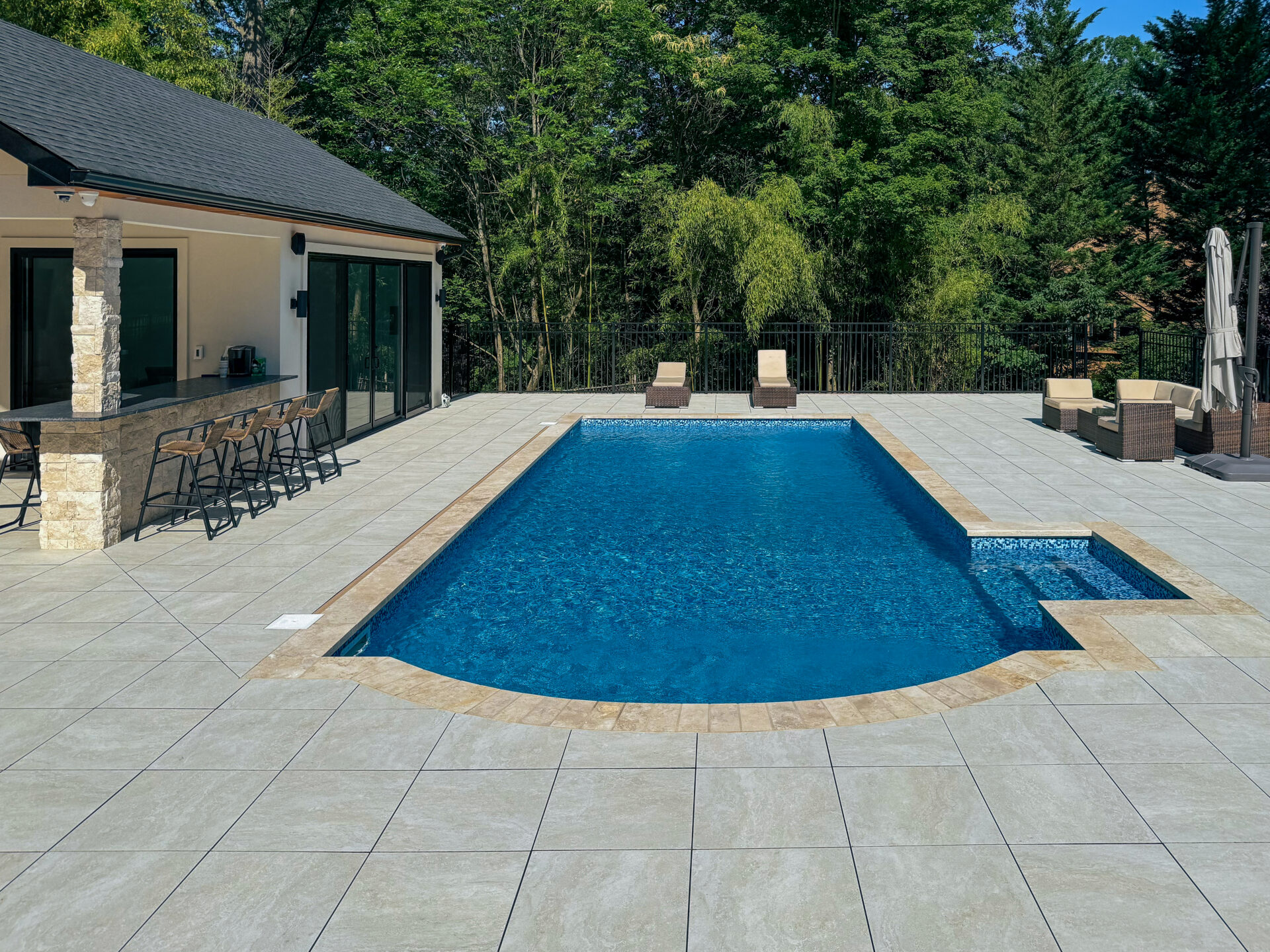 Pool coping