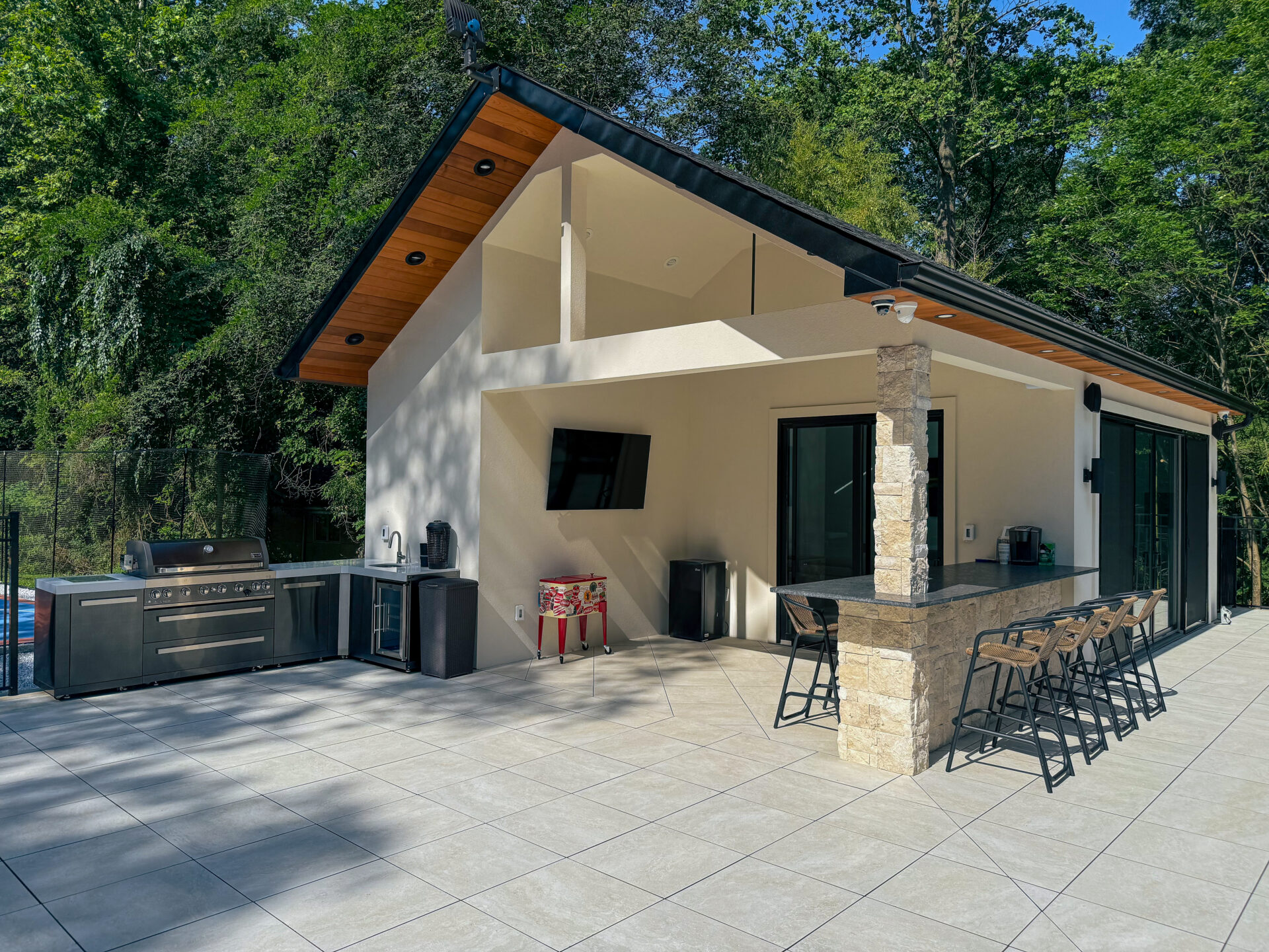 Covered patio